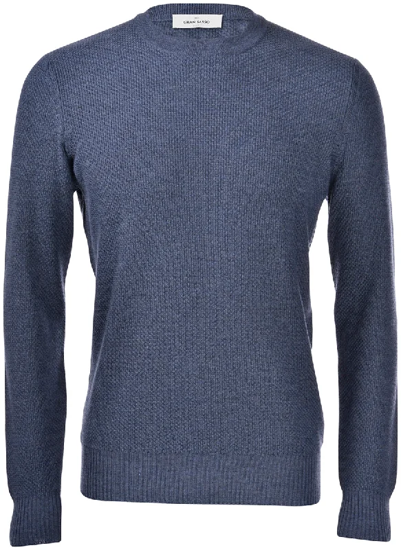Markdown Madness Micro Brick Stitch Crew Neck Sweater 57147/14248