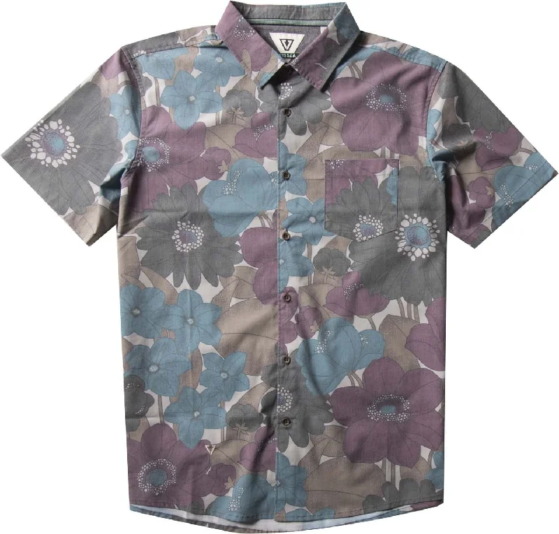 YEAR-End Sale Vissla Short Sleeve Men's Woven Shirts Allover Printed