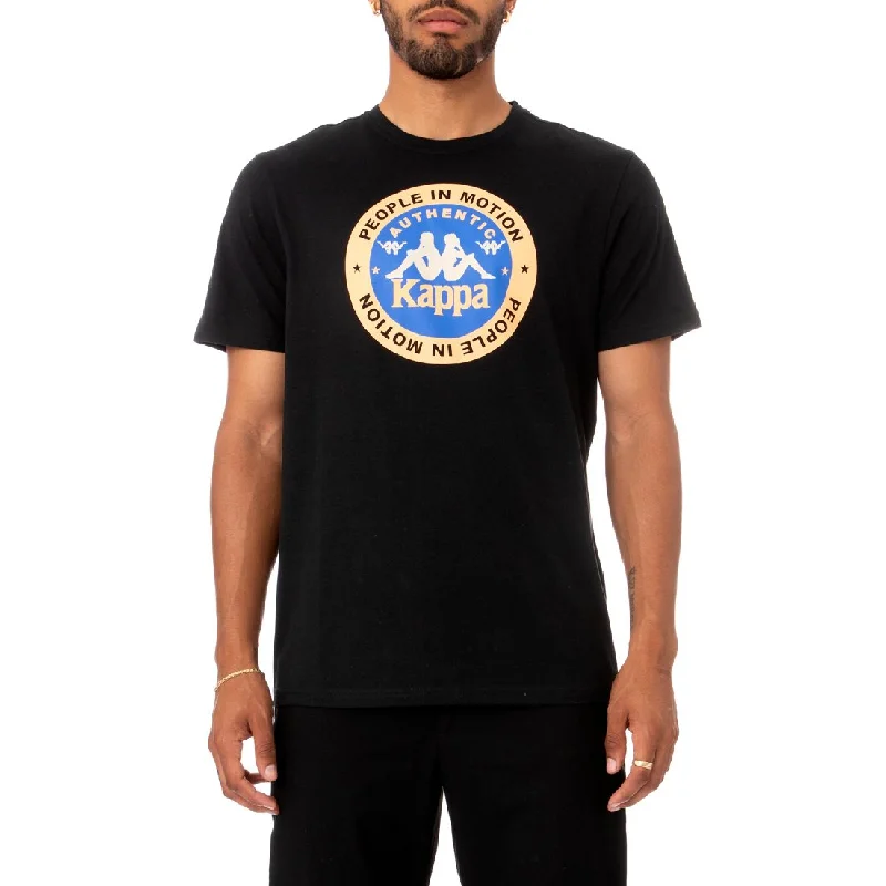 Super Discount KAPPA AUTHENTIC FRANEKER T-SHIRT -BLACK