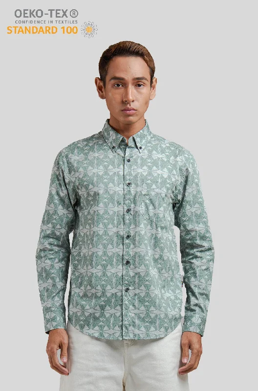 One-DAY Sale Nusantara Long Sleeve Slim Fit in Textured Paper