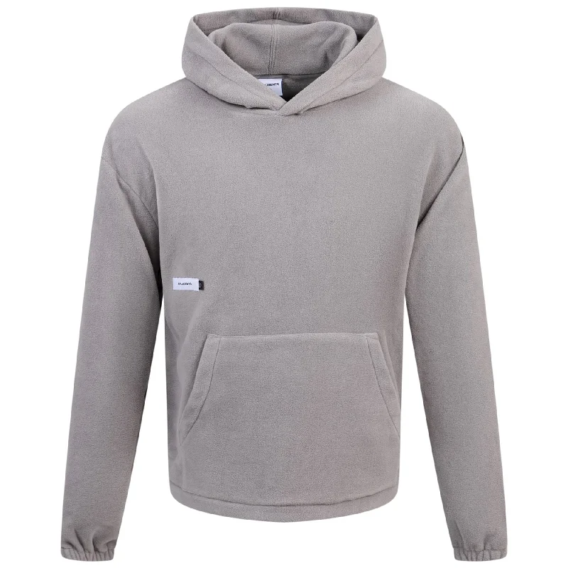 Weekend Shopping Made Better Spade Polar Fleece Pullover Hoodie Grey - AW24