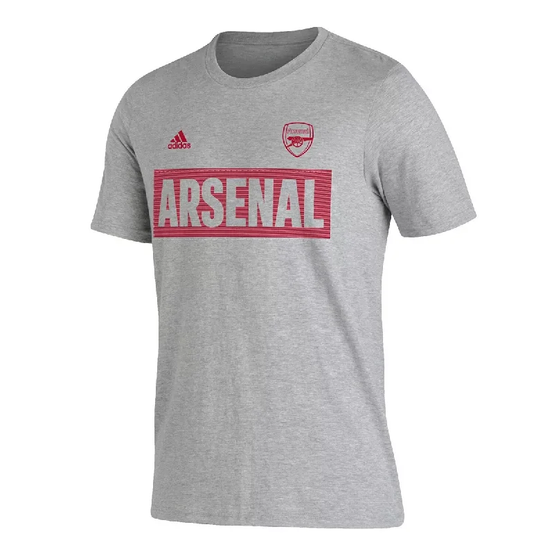 Lowest Price Adidas Arsenal FC Box T-Shirt- Gray