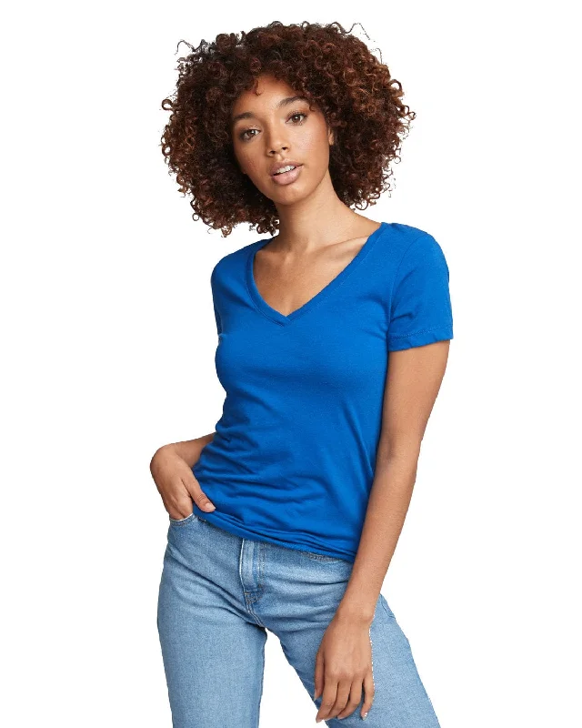 Next Level Ladies Ideal V-Neck Tee | Royal