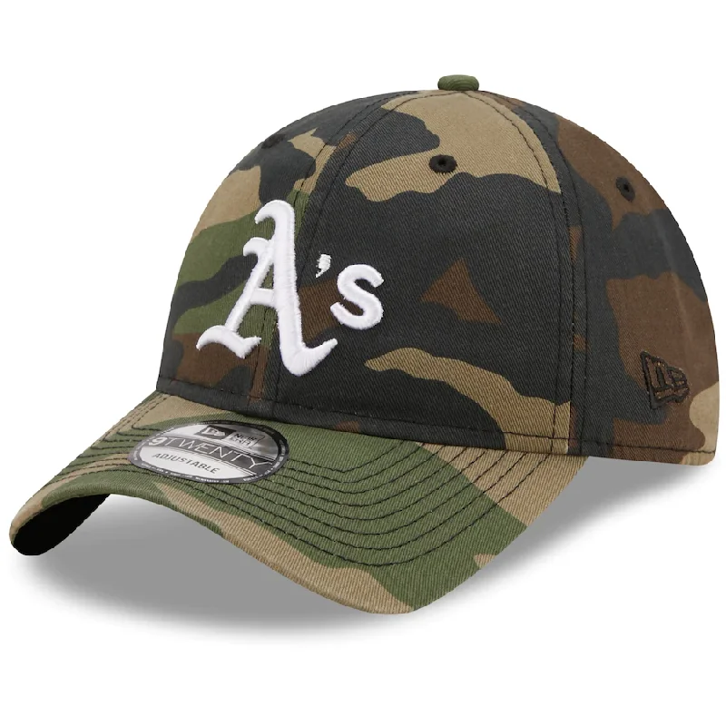 Can't Resist New Era Oakland Athletics Camo Woodland Core Classic 9TWENTY Adjustable Hat Can't Resist New Era Oakland Athletics Camo Woodland Core Classic 9TWENTY Adjustable Hat