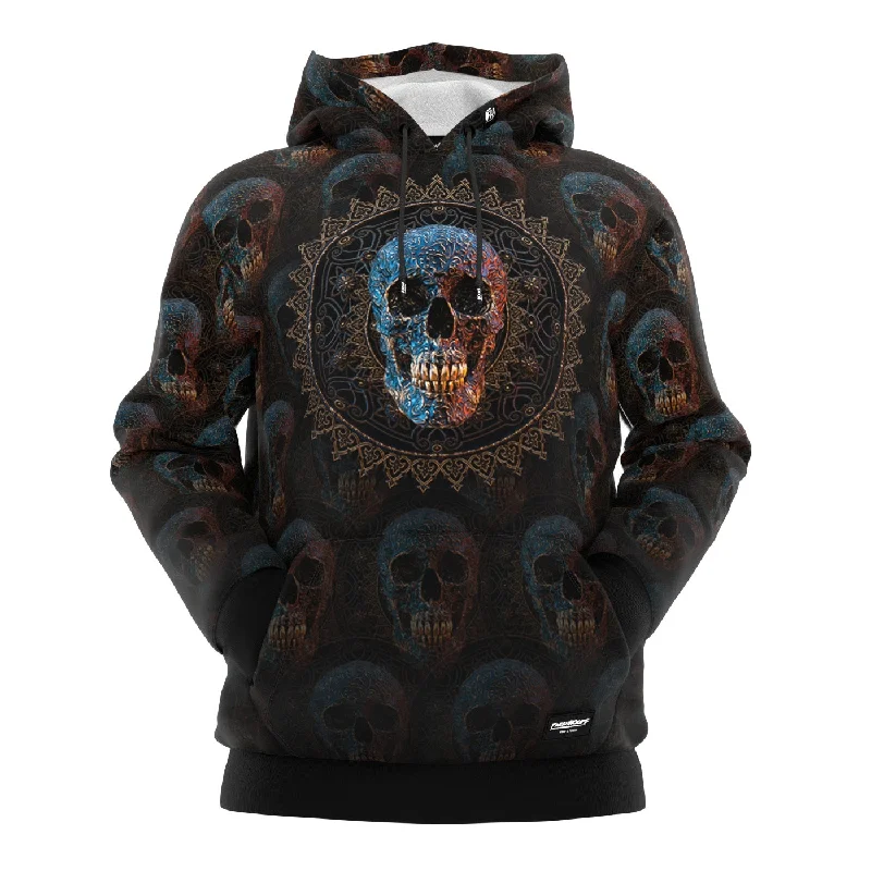 Weekend Savings Galore Bronze Skull Hoodie