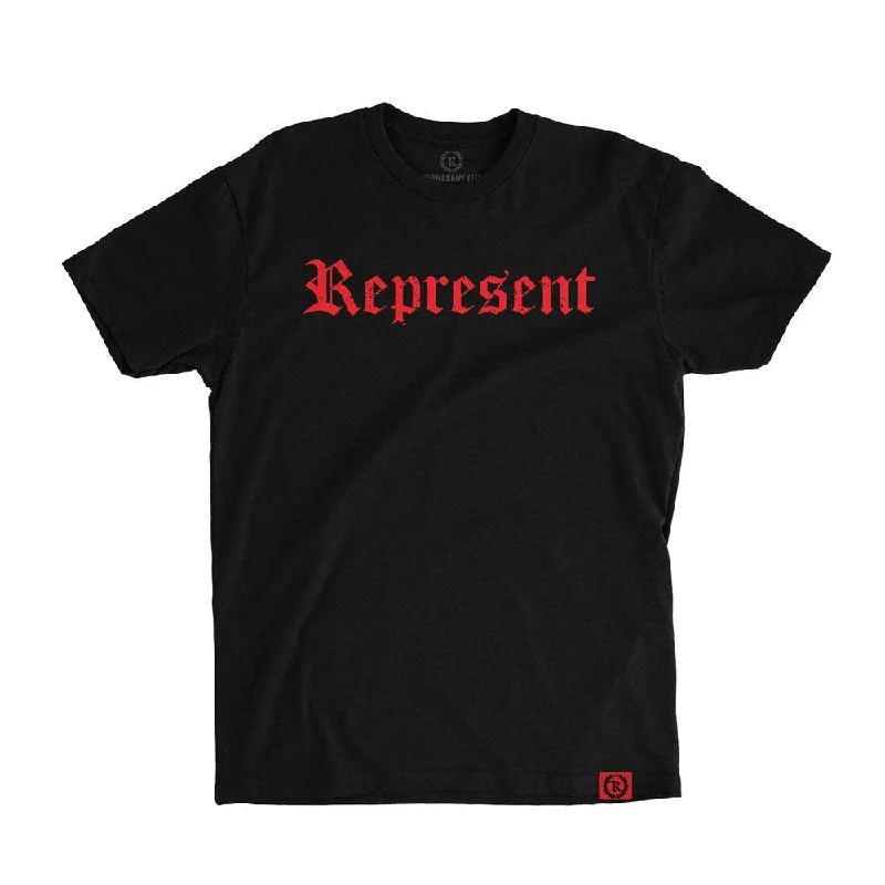 Low Prices OG Classic Text Signature Tee [BLACK X RED]