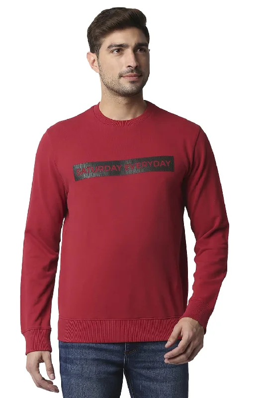Take Advantage Muscle Fit Loop Knit Pullover Sweater