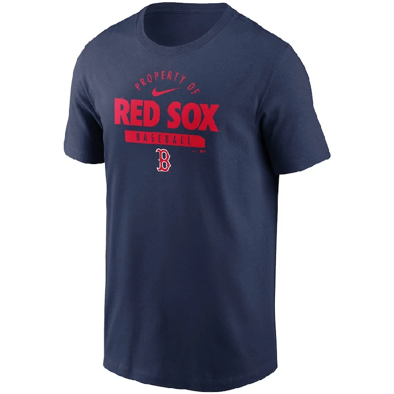 Don’t Miss Out Nike Boston Red Sox Primetime Property Of Practice T-Shirt - Navy