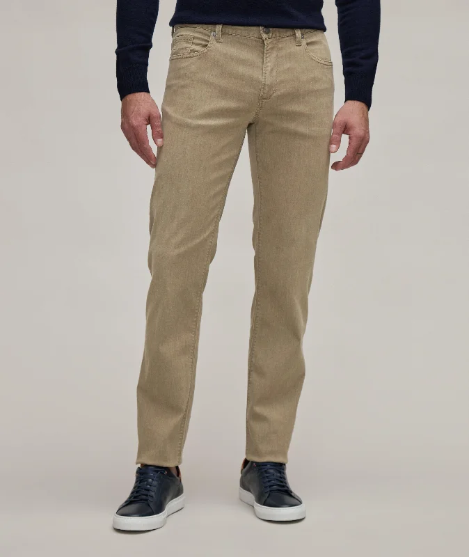 Holiday Sale Biscotti Super Stretch Tencel-Cotton Pipe Jeans - Alberto