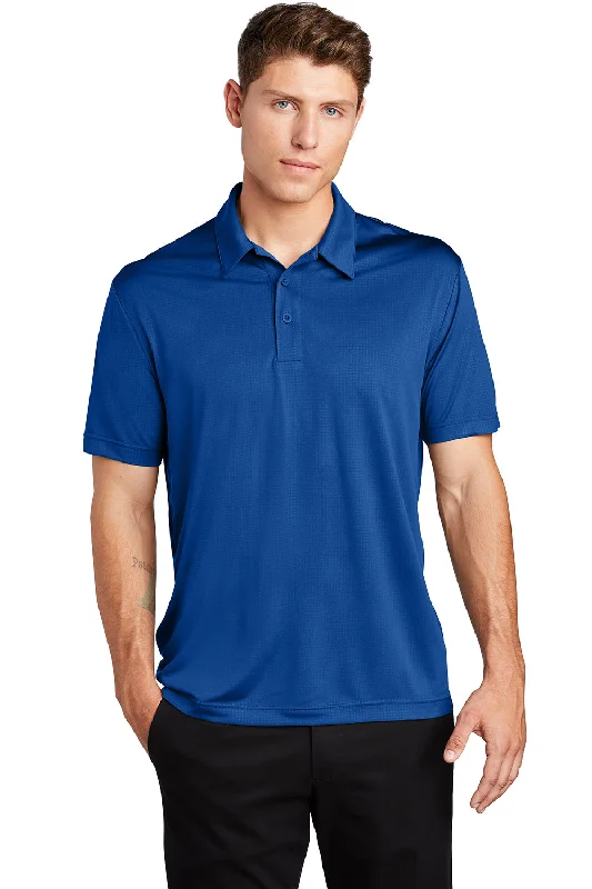 Seasonal Sale Sport-Tek Mens Tough Moisture Wicking Short Sleeve Polo Shirt - True Royal Blue Seasonal Sale Sport-Tek Mens Tough Moisture Wicking Short Sleeve Polo Shirt - True Royal Blue