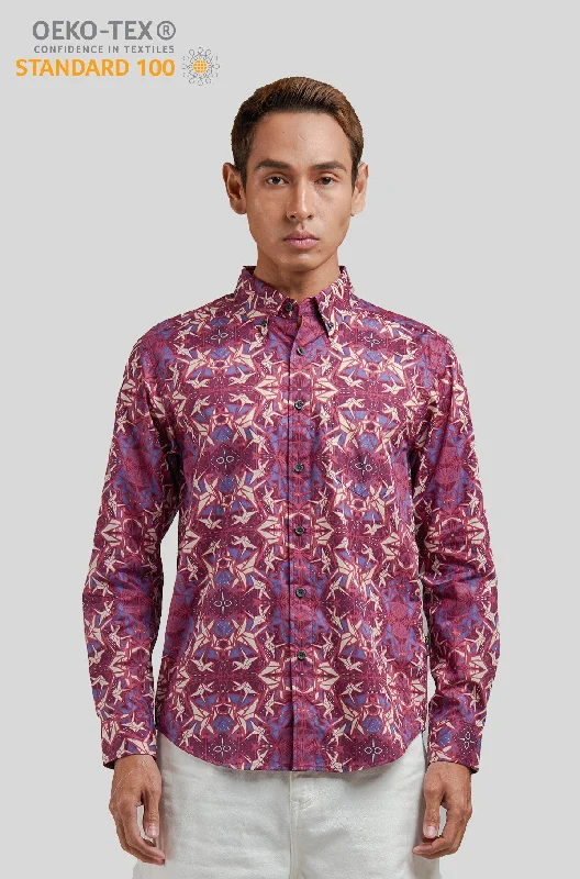 Daily Special Nusantara Long Sleeve Slim Fit in Crane