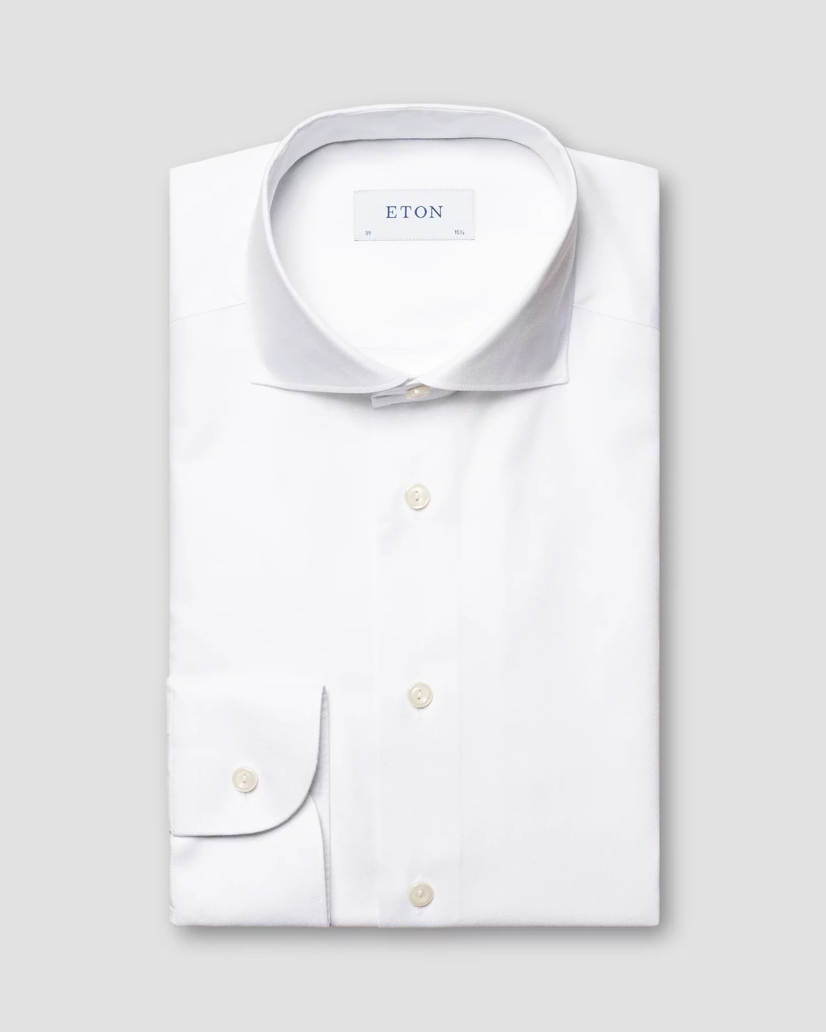 White Solid Signature Oxford Contemporary Fit Shirt - ETON