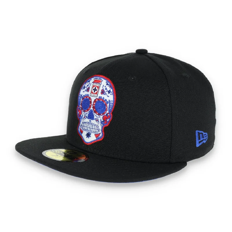 Limited Time NEW ERA CRUZ AZUL SUGAR SKULL 59FIFTY FITTED HAT
