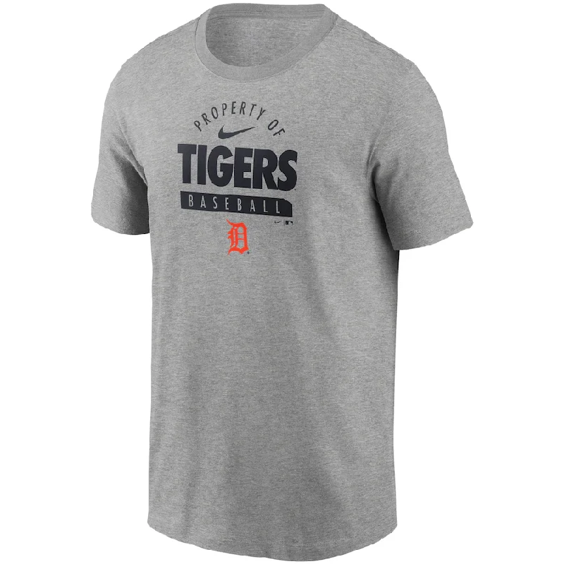 Special Price Detroit Tigers Nike Primetime Property Of Practice T-Shirt - Gray