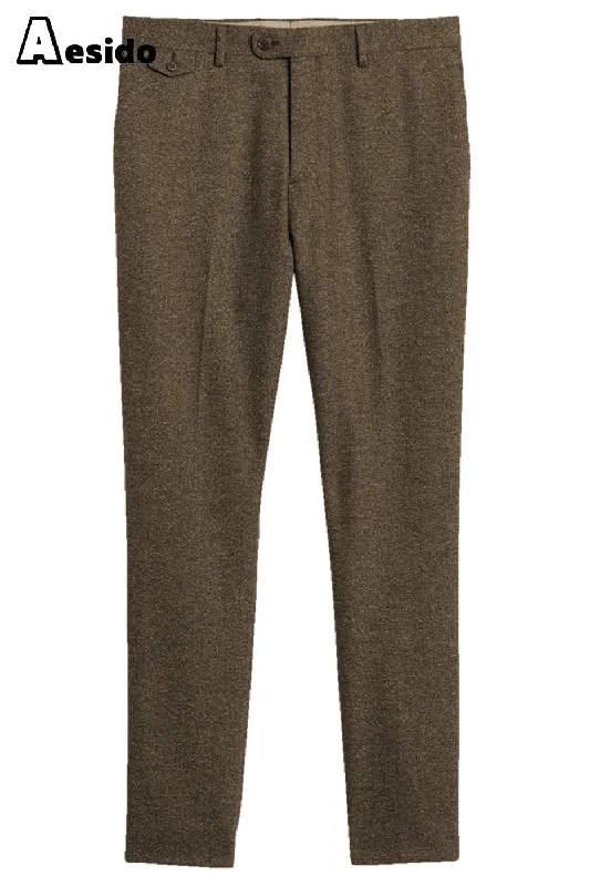 Men's Wool Tweed Trousers