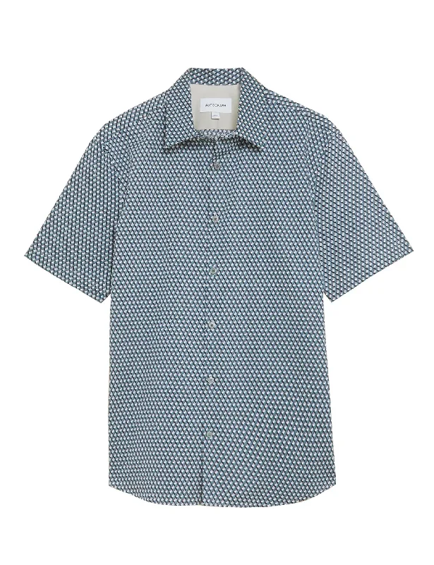 Exclusive Access Cotton Rich Geometric Print Shirt
