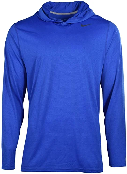 Midnight Madness Nike Mens Dri-Fit Touch Pullover Hoodie-ROYAL