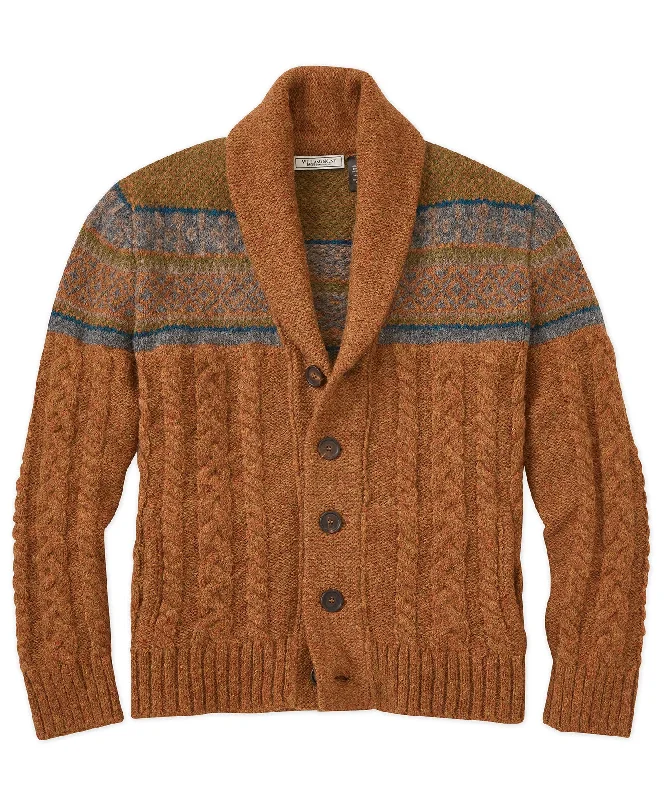 Can't Miss Baby Alpaca Fair Isle Cardigan Sweater