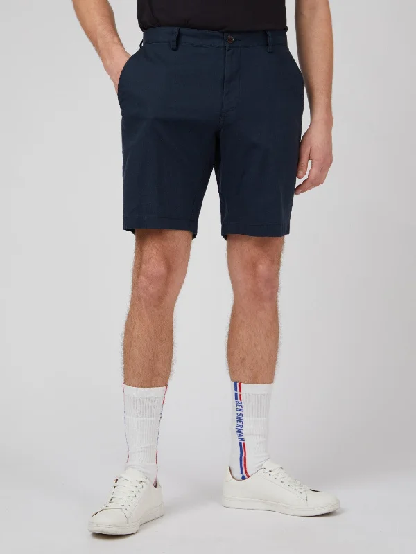 Savings Soar This Weekend Signature Linen Shorts - Midnight