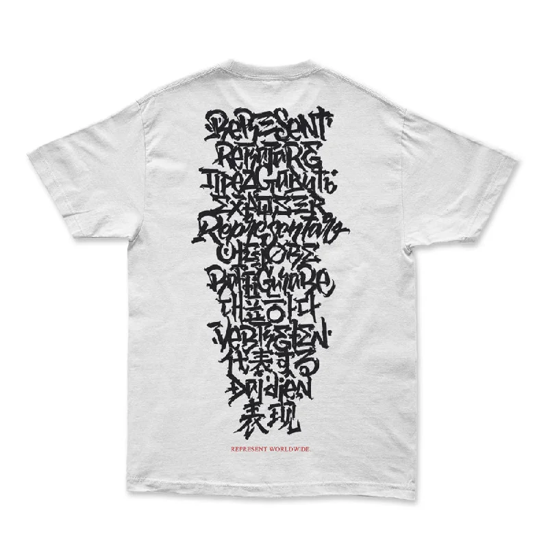 Worldwide Heavyweight Tee [WHITE] WE ARE ALL ONE COLLECTION