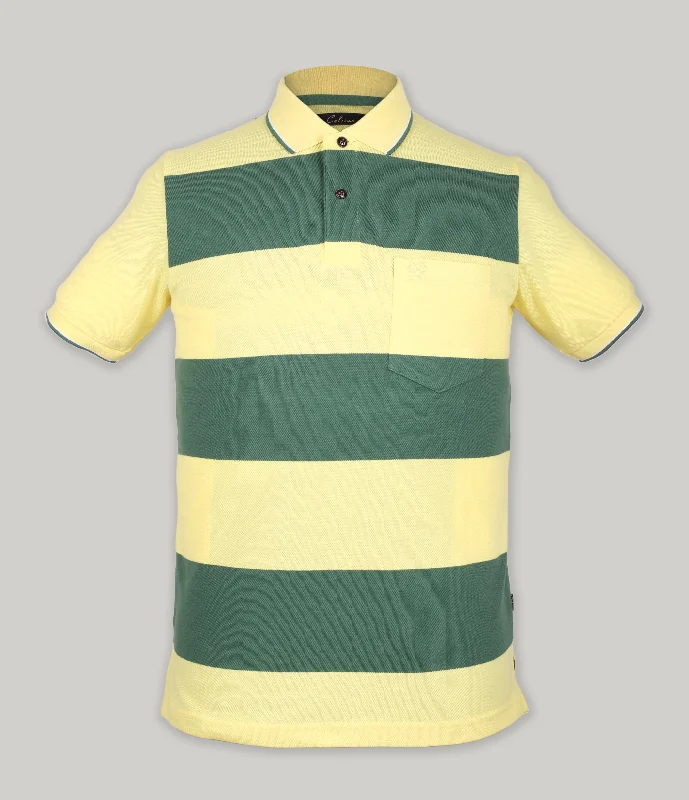 Fantastic Offers Stripe Pique Polo