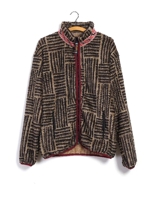 Savings Spectacular HACKSAW-BLOCK | Zipper Fleece Blouson | Beige