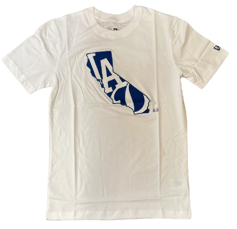Act Now New Era Los Angeles Dodgers State Map T-Shirt- White