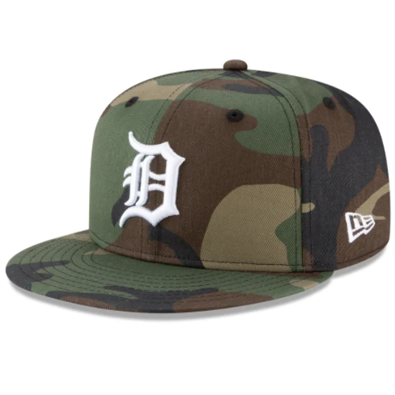 Limited Offer DETROIT TIGERS NEW ERA BASIC SNAPBACK 9FIFTY-WOODLAND CAMO GREEN