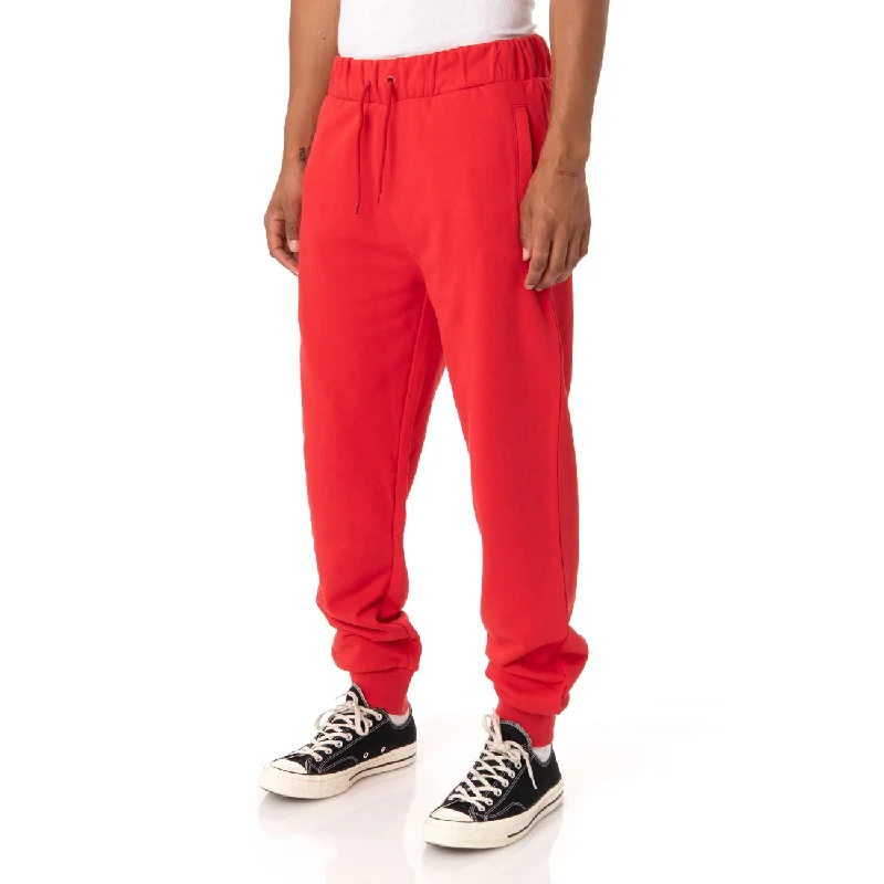 Stock Up KAPPA AUTHENTIC HELSINBORG SWEATPANTS - RED