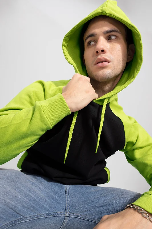 Major Deal Calido Black Fleeced Hoodie