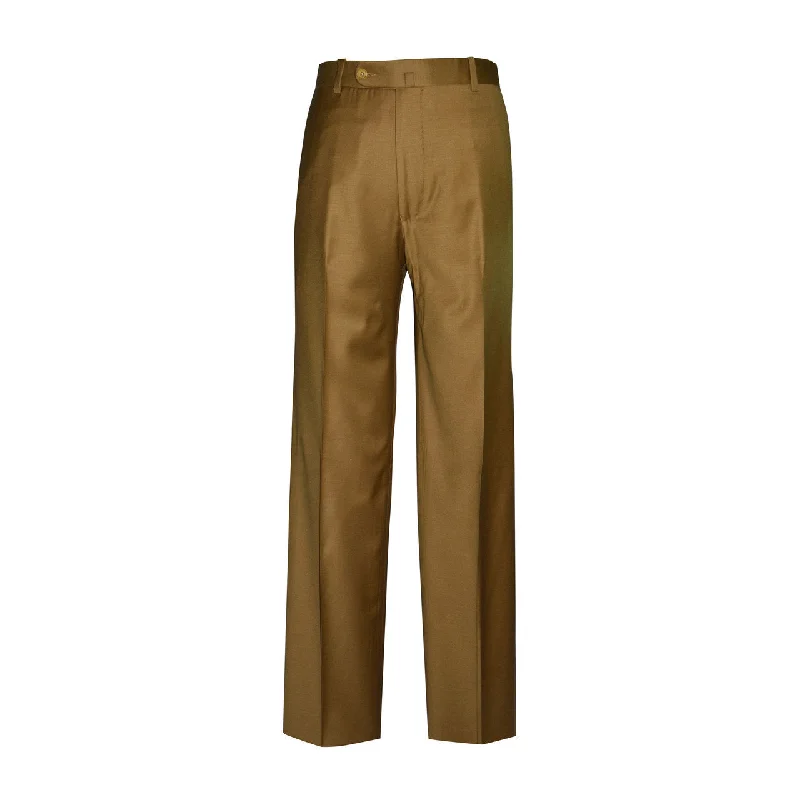Weekend Discounts to Love Laguna Flat Front Trouser - Tobacco