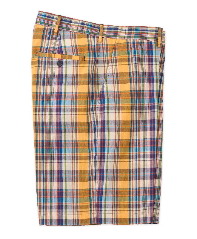 Savings Spectacular Madras Plaid Shorts