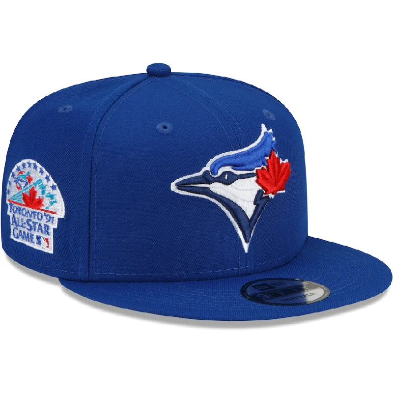 Year-End Sale New Era Toronto Blue Jays Royal 1991 MLB All-Star Game Patch Up 9FIFTY Snapback Hat Year-End Sale New Era Toronto Blue Jays Royal 1991 MLB All-Star Game Patch Up 9FIFTY Snapback Hat