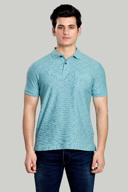 Jacquard Texture Polo