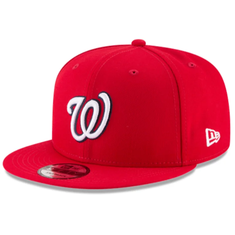 Overstock Sale WASHINGTON NATIONALS TEAM COLOR BASIC 9FIFTY SNAPBACK-RED