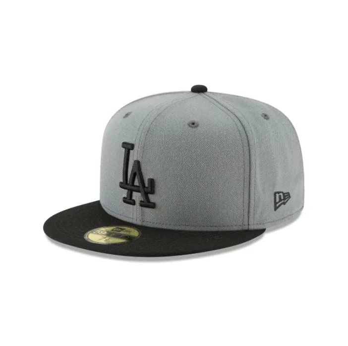 Act Now LOS ANGELES DODGER BASIC COLLECTION 59FIFTY -GREY/BLACK
