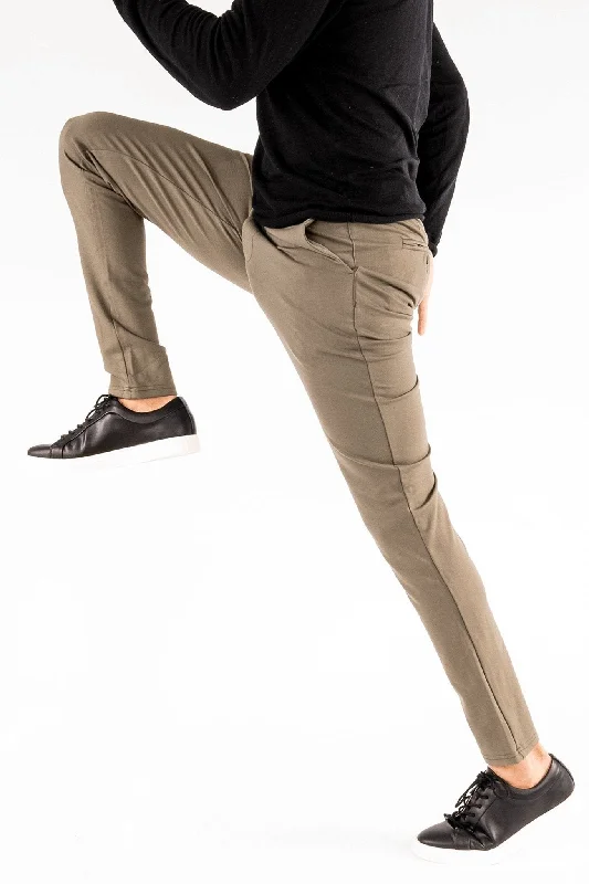 Performance Jog Pants - Oliven