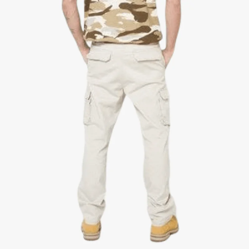 TIME-Limited Offer Jeep Mens Dawson Fixed Waist Cargo Pants Stone