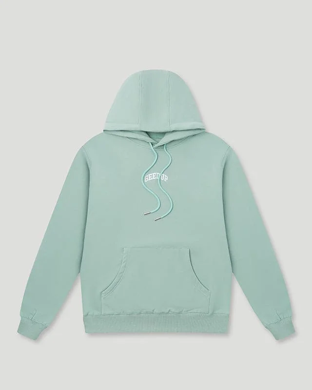 Micro Team Logo Hoodie Pistachio