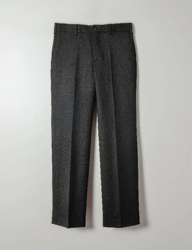 Weekend Specials to Grab BKT36 Straight Leg Pant in 15oz Wool Twill - Black