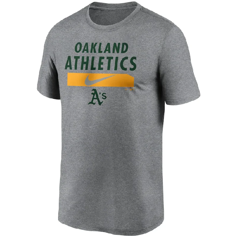 Overstock Sale Oakland Athletics Nike City Legend Practice Performance T-Shirt - Gray Overstock Sale Oakland Athletics Nike City Legend Practice Performance T-Shirt - Gray