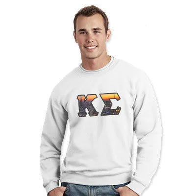 Fraternity Panoramic Printed Crewneck - Gildan 18000 - SUB