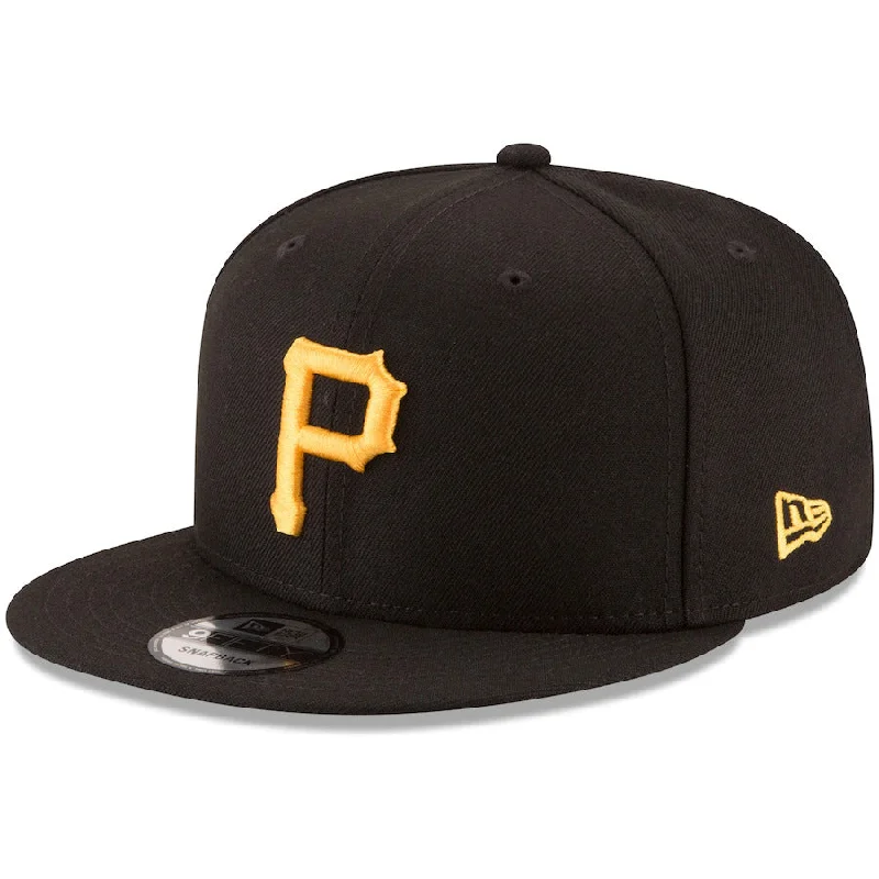 Pay Less New Era Pittsburgh Pirates Team Color Basic 9FIFTY Snapback-Black