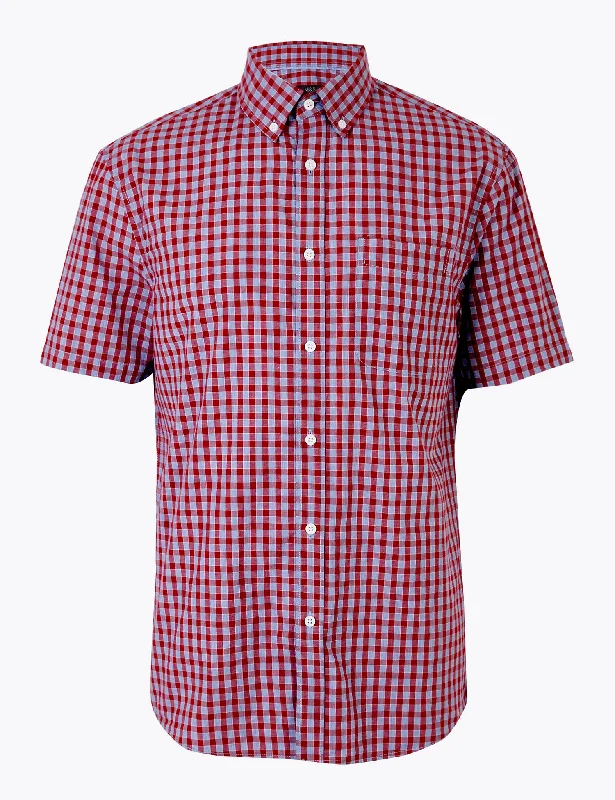 Pure Cotton Checked Shirt