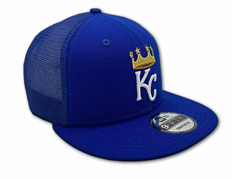 Super Sale NEW ERA KANSAS CITY ROYALS CLASSIC TRUCKER C1 9FIFTY SNAPBACK HAT
