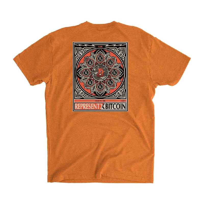 Crazy Deals Worldwide Propoganda Signature Tee [ORANGE] BITCOIN EDITION