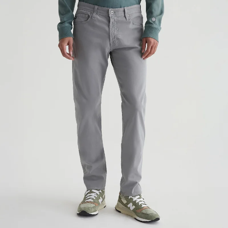 Aero Grey Sueded Tellis Modern Slim Fit Pants - AG Jeans