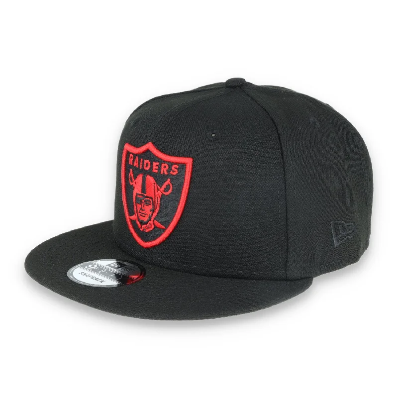Price Smash NEW ERA LAS VEGAS RAIDERS SHIELD 9FIFTY SNAPBACK ADJUSTABLE HAT-BLK/RED