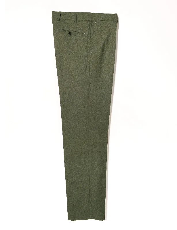 Quick Sale BKT50 Tailored Trousers in 14.5 Micron Mouliné - Agave Green