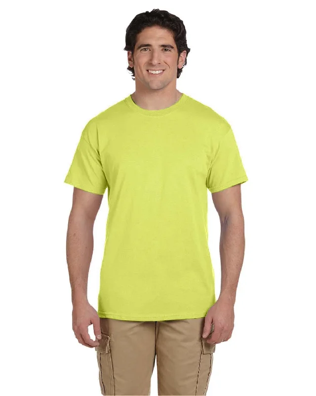 Fruit of the Loom 100% Cotton T-Shirt | Neon Yellow